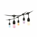 WiZ Στεγανή Smart Γιρλάντα Φωτισμού LED IP65 14.8m με 12 Λάμπες RGB 929003213201