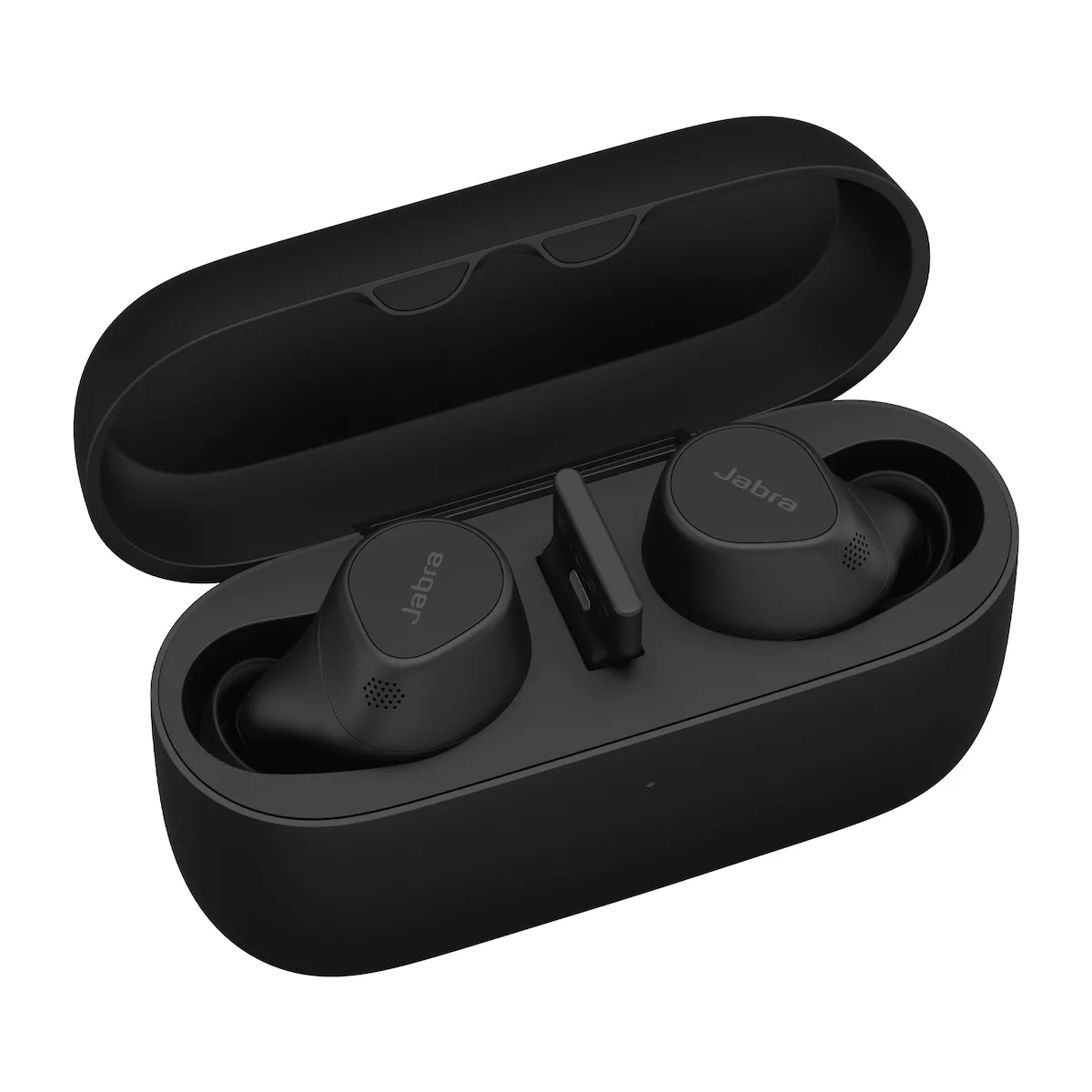 Jabra Evolve2 USB-A UC - Wireless Charging Pad In-ear Bluetooth Handsfree Ακουστικά με Θήκη Φόρτισης Μαύρα - Image 1