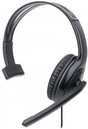 Manhattan Mono On Ear Multimedia Ακουστικά με μικροφωνο και σύνδεση USB-A 179874 - Image 1