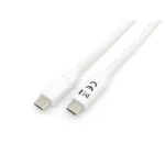 Equip USB 2.0 Cable USB-C male - USB-C 60W PD Λευκό 2m 128362