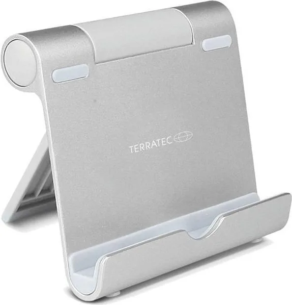 20230124145108_terratec_itab_s_vasi_tablet_grafeiou_se_asimi_chroma.jpeg TerraTec ITab S Βάση Tablet Γραφείου σε Ασημί χρώμα - Image 1