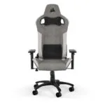 Corsair T3 Rush Fabric (2023) Υφασμάτινη Καρέκλα Gaming με Ρυθμιζόμενα Μπράτσα Γκρι/Λευκό