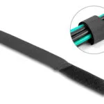 DeLock Δεματικά Καλωδίων Πλαστικά 180mmx20mm σε Μαύρο χρώμα (10τμχ) (19110)