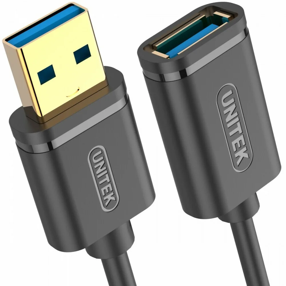 Unitek USB 3.0 Cable USB-A male - USB-A female Μαύρο 3m (Y-C4030GBK) - Image 1