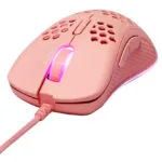 Deltaco DM210 RGB Gaming Ποντίκι 6400 DPI Ροζ