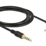 DeLock Καλώδιο Ήχου TRRS 3.5mm male - 3.5mm male Μαύρο 2m 85613