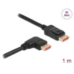 DeLock Cable DisplayPort male - DisplayPort male 1m Μαύρο (87060)