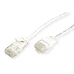 Lanberg U/UTP Cat.5e (Gigabit) Καλώδιο Δικτύου Ethernet 3m Λευκό PCU5-10CC-0300-W