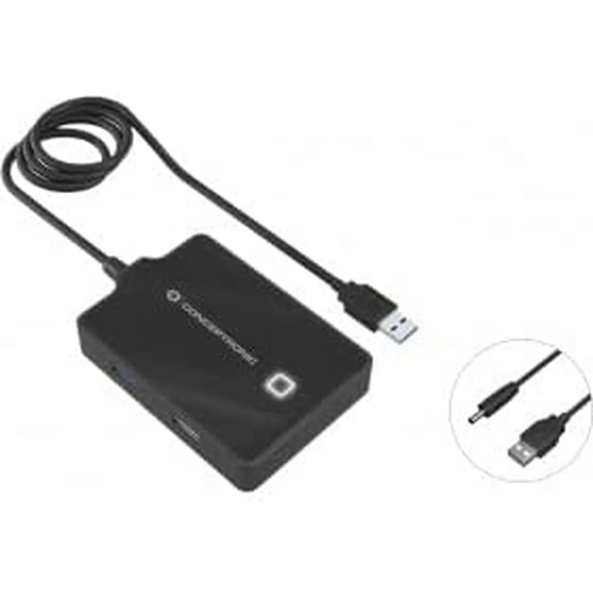 Conceptronic USB-A 3.0 x 1, USB-A 2.0 x 3 Hub 4 Θυρών USB 3.0 με σύνδεση USB-A HUBBIES10B - Image 1