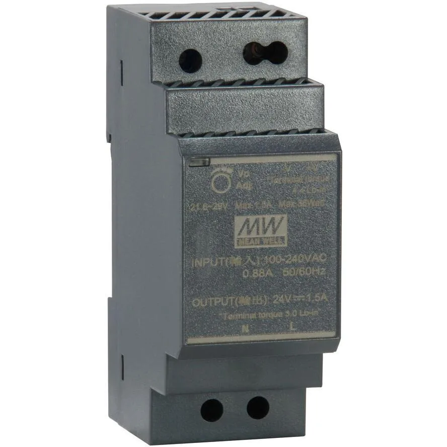 Level One Τροφοδοτικό Ράγας με Έξοδο 24V και Ισχύ 30W POW-2411 - Image 1