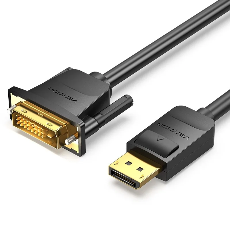 Vention Cable DVI-D male - DisplayPort male 2m Μαύρο (HAFBH) - Image 1