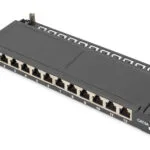 Digitus Patch Panel Keystone για Rack 0.5U 10" 12 Θυρών cat6a Γκρι DN-91612S-SL-EA