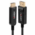 Lindy Cable DisplayPort male - HDMI male 20m Μαύρο (38491)