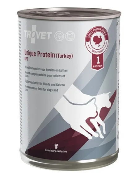 20230313125210_trovet_unique_protein_upt_ygri_trofi_gia_enilikes_gates_se_konserva_me_galopoula_400gr.jpeg Trovet Unique Protein UPT Υγρή Τροφή για Ενήλικες Γάτες σε Κονσέρβα με Γαλοπούλα Διαίτης 400gr - Image 1