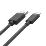 Unitek USB 3.0 Cable USB-C male - USB-A Μαύρο 3m C14103BK-3M