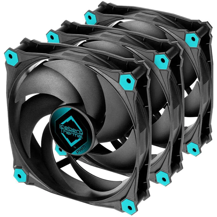 20230314125138_iceberg_thermal_icegale_silent_pwm_case_fan_120mm_me_syndesi_4_pin_3tmch.jpeg Iceberg Thermal IceGALE Silent PWM Case Fan 120mm (1600rpm / 51cfm) Χωρίς Led Φωτισμό και Σύνδεση 4-Pin 3τμχ - Image 1