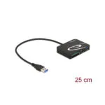 DeLock Card Reader USB 3.0 για SD/microSD/XQD (91756)