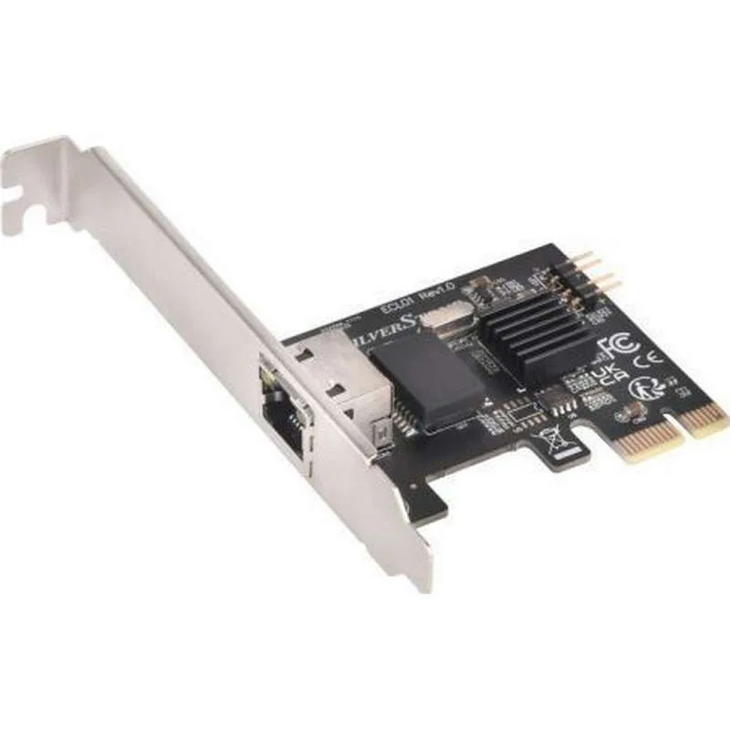 20230314135451_silverstone_ensyrmati_karta_diktyou_gigabit_2_5gbps_ethernet_pci_e_sst_ecl01.jpeg Silverstone Ενσύρματη Κάρτα Δικτύου Gigabit (2.5Gbps) Ethernet PCI-e SST-ECL01 - Image 1