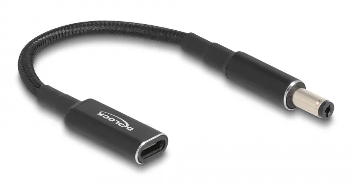 DeLock Καλώδιο USB-C female 5.5x2.1mm 0.15m 60039 1τμχ - Image 1