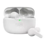 JBL Wave Beam In-ear Bluetooth Handsfree Ακουστικά με Θήκη Φόρτισης Λευκά