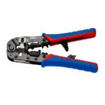Knipex Πρέσα Ακροδεκτών Δικτύου RJ45 με Απογυμνωτή 97 51 13