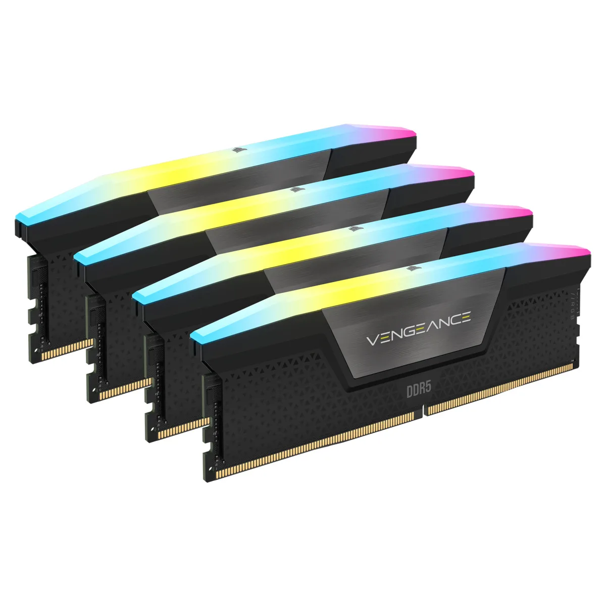 Corsair Vengeance RGB DDR5 192GB RAM με 4x48GB Modules και Ταχύτητα 5200 για Desktop CMH192GX5M4B5200C38 - Image 1