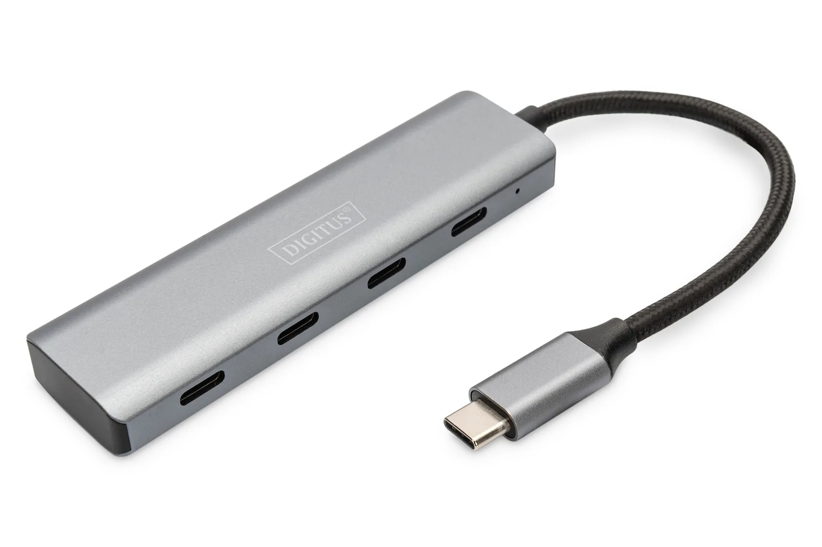 20230324091359_digitus_usb_3_1_hub_4_thyron_me_syndesi_usb_c_gri_da_70246.jpeg Digitus Hub 4 Θυρών USB 3.1 με σύνδεση USB-C Γκρι DA-70246 - Image 1