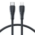 Joyroom S-CL020A11 Braided USB-C to Lightning Cable 20W Μαύρο 0.25m