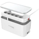 RealPower PowerBox 522 Πολύπριζο 5 Θέσεων με 2 USB-A, USB-C, Διακόπτη και Καλώδιο 1.5m 410861