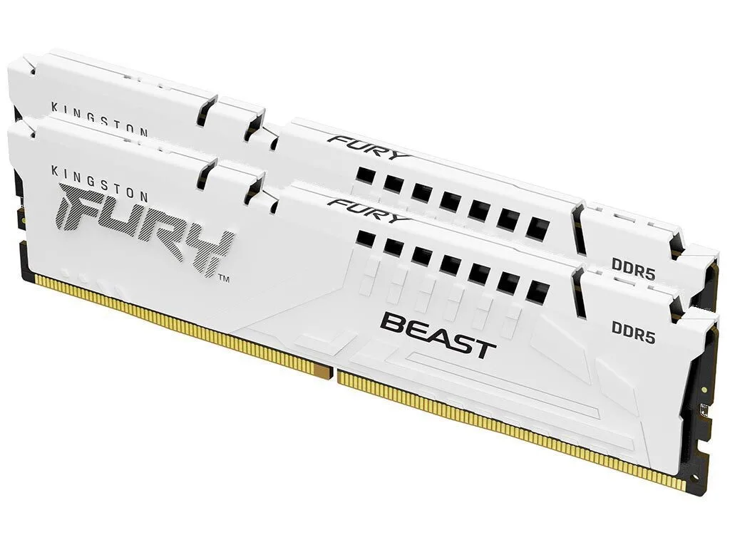 Kingston Fury Beast DDR5 64GB RAM με 2x32GB Modules και Ταχύτητα 5200 για Desktop KF552C40BWK2-64 - Image 1