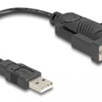 Delock Adapter Usb 2.0 > Serial Rs-232 Db9 0.25m 61549