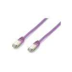 Equip S/FTP Cat.6a (Gigabit) Καλώδιο Δικτύου Ethernet 15m Μωβ 605658