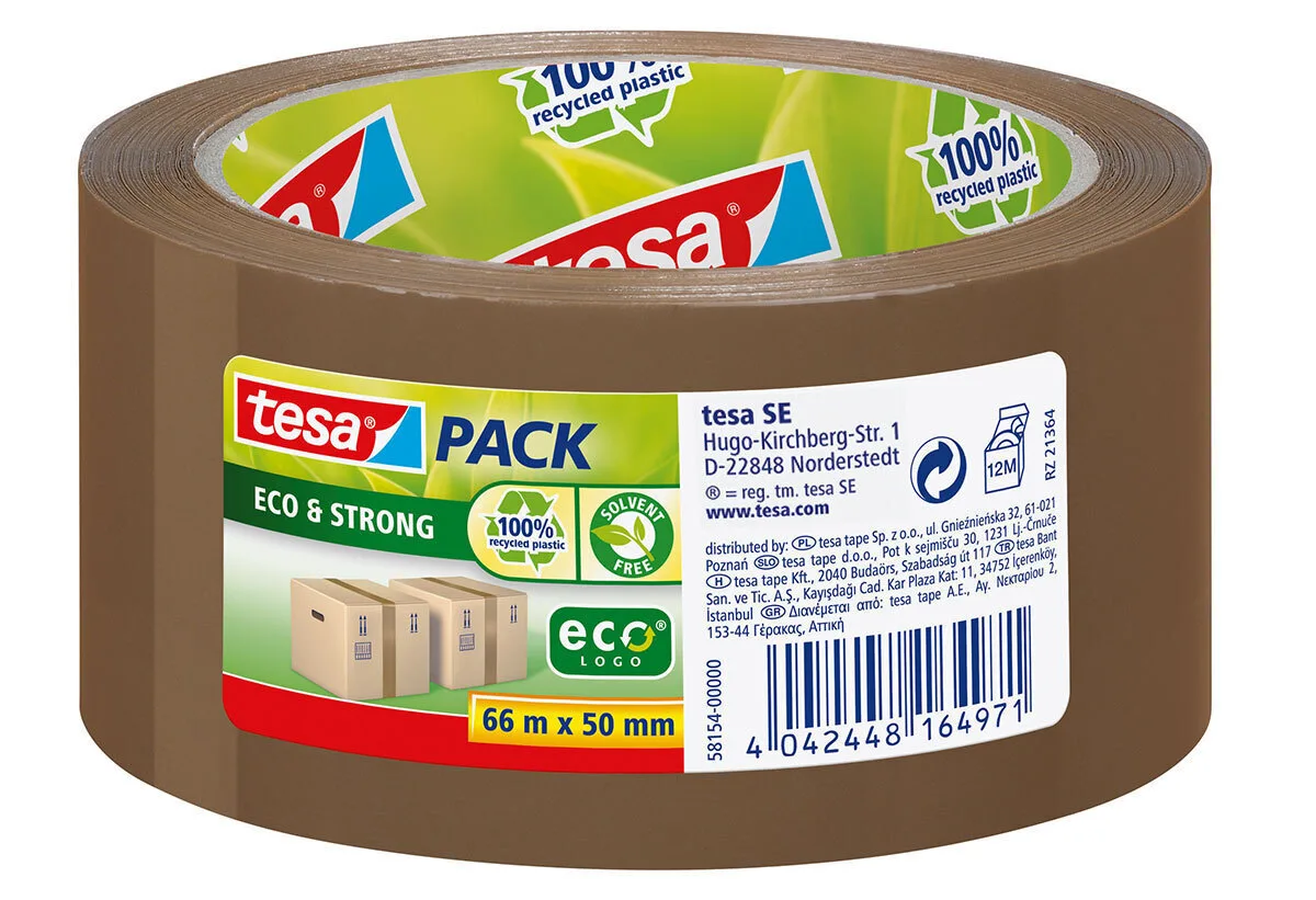 20230404140335_tesa_tainia_syskeyasias_eco_strong_58154_chamilou_thoryvou_50mm_x_66m_se_kafe_chroma.jpeg Tesa Ταινία Συσκευασίας Eco & Strong 58154 Χαμηλού Θορύβου 50mm x 66m σε Καφέ Χρώμα - Image 1