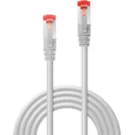 Lindy S/FTP Cat.6 (Gigabit) Καλώδιο Δικτύου Ethernet 1m Γκρι 47702