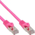 Equip S/FTP Cat.6 (Gigabit) Καλώδιο Δικτύου Ethernet 3m Ροζ 605582