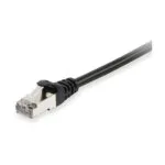 Equip S/FTP Cat.6 (Gigabit) Καλώδιο Δικτύου Ethernet 7.5m Μαύρο 605595