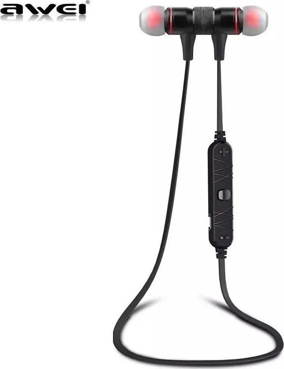 Awei A920BL In-ear Bluetooth Handsfree Ακουστικά με Αντοχή στον Ιδρώτα Μαύρα - Image 1