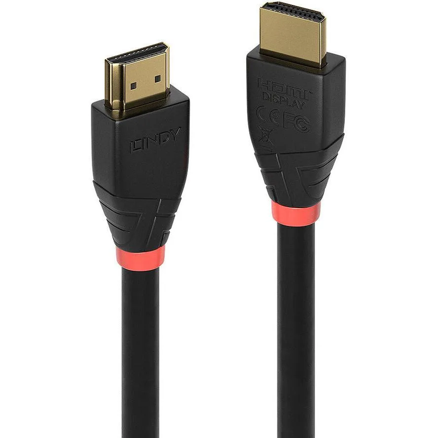Lindy HDMI 2.0 Premium High Speed 4K 60Hz HDR Cable HDMI male - HDMI male 25m Μαύρο 41074 - Image 1