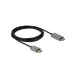 DeLock Cable DisplayPort male - HDMI male 3m Μαύρο (85930)