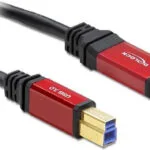 DeLock USB 3.0 Cable USB-A male - USB-B male 3m (82758)