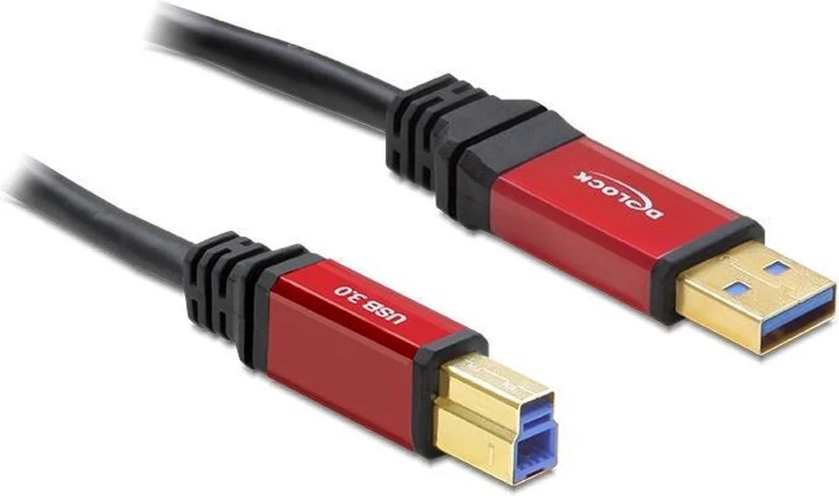 20230411165527_delock_usb_3_0_cable_usb_a_male_usb_b_male_3m_82758.jpeg DeLock USB 3.0 Cable USB-A male - USB-B male 3m (82758) - Image 1