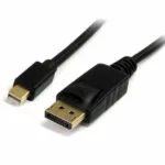 StarTech Cable DisplayPort male - mini DisplayPort male 1m Μαύρο (MDP2DPMM1M)