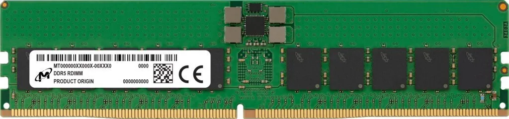 Micron DDR5 με Module 1x16GB και Ταχύτητα 4800 για Desktop MTC20F1045S1RC48BA2R - Image 1