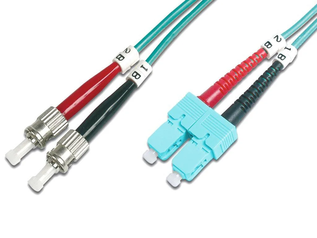 Digitus Καλώδιο Οπτικής Ίνας ST-SC 2m Μπλε DK-2512-02/3 - Image 1