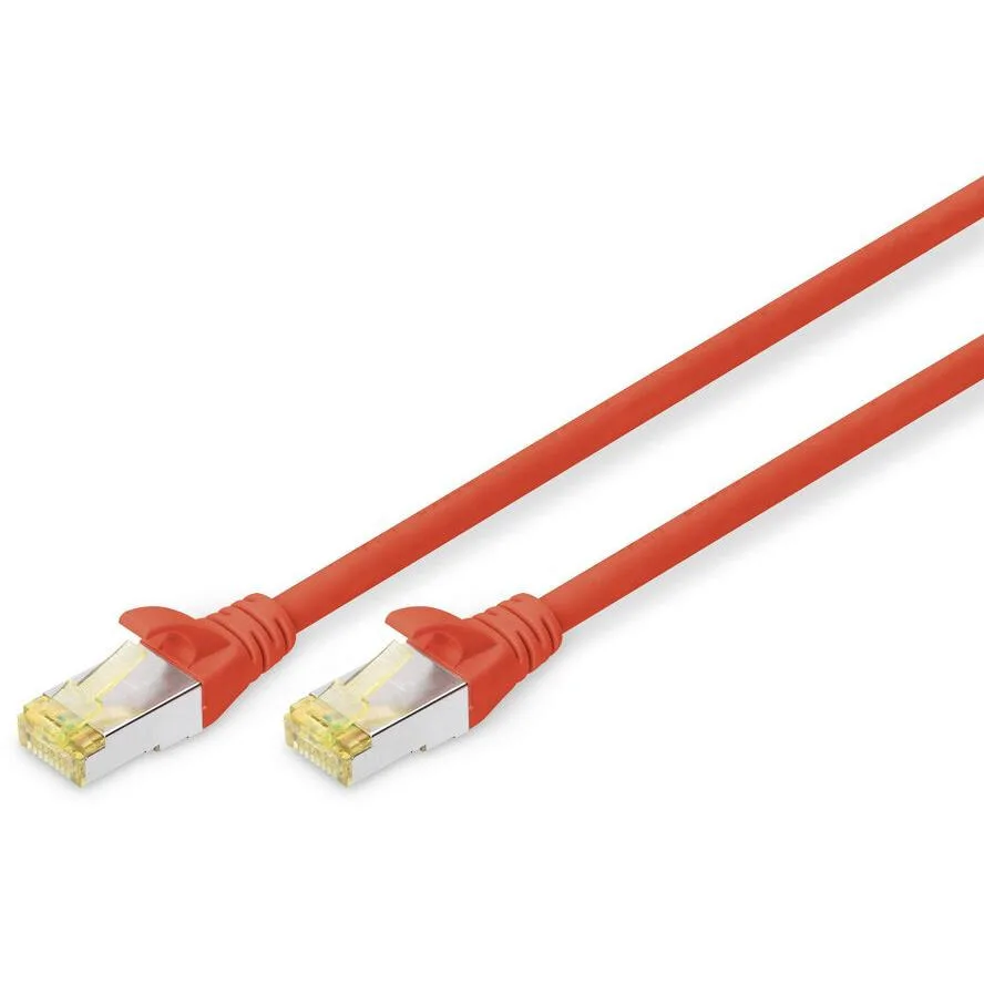 Digitus S/FTP Cat.6a (Gigabit) Καλώδιο Δικτύου Ethernet 0.25m Κόκκινο DK-1644-A-0025/R - Image 1