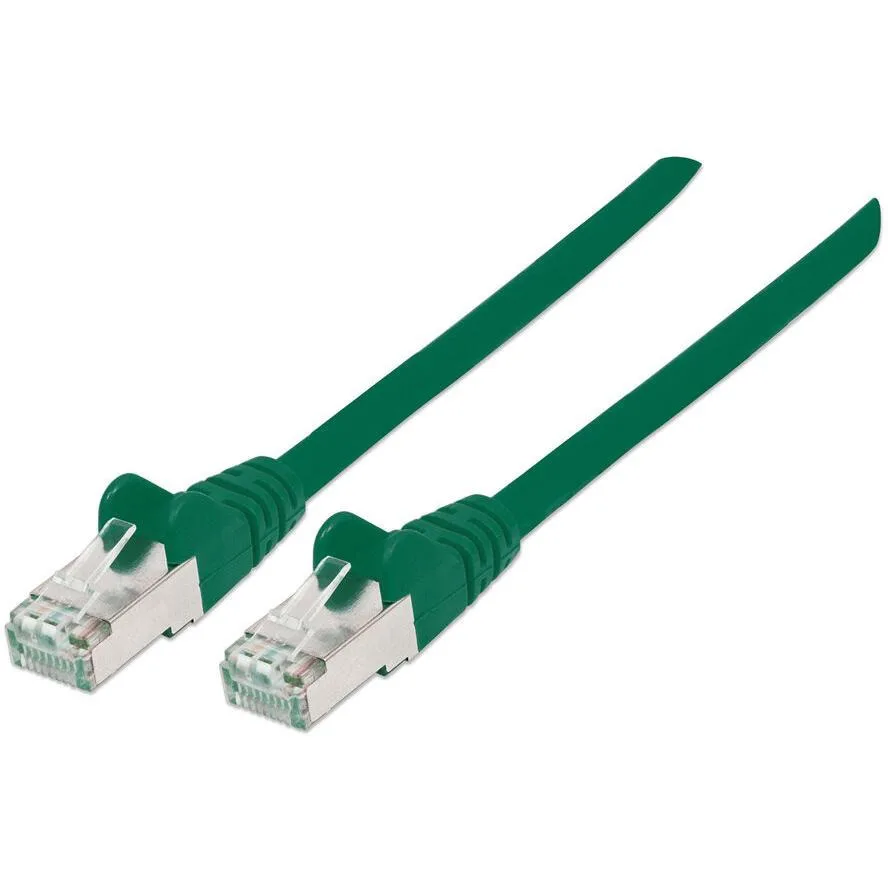 Intellinet S/FTP Cat.6a (Gigabit) Καλώδιο Δικτύου Ethernet 0.5m Πράσινο 350594 - Image 1