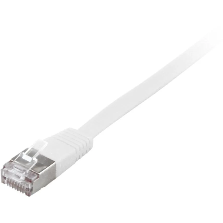 Equip Flat U/FTP (STP) Cat.6a (Gigabit) Καλώδιο Δικτύου Ethernet 5m Λευκό 607614 - Image 1