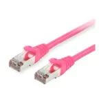 Equip S/FTP Cat.6 (Gigabit) Καλώδιο Δικτύου Ethernet 0.25m Ροζ 605583