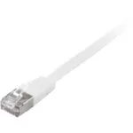 Equip Flat U/FTP (STP) Cat.6a (Gigabit) Καλώδιο Δικτύου Ethernet 0.5m Λευκό 607617