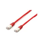 Equip S/FTP Cat.6a (Gigabit) Καλώδιο Δικτύου Ethernet 0.5m Κόκκινο 605627